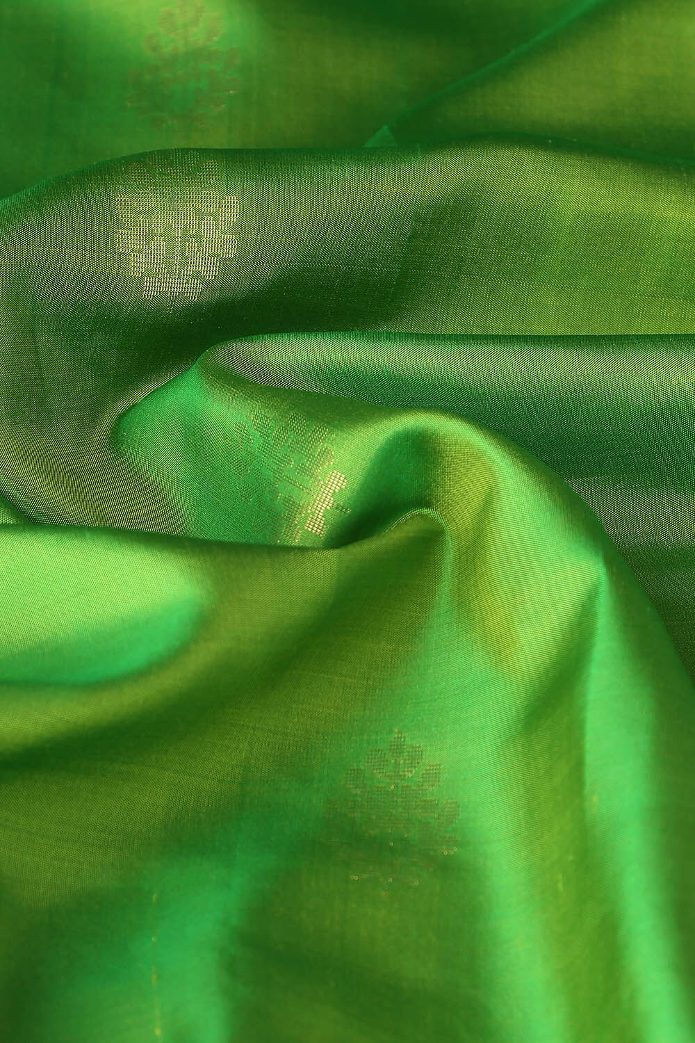 Green Pure Silk South Saree image number null