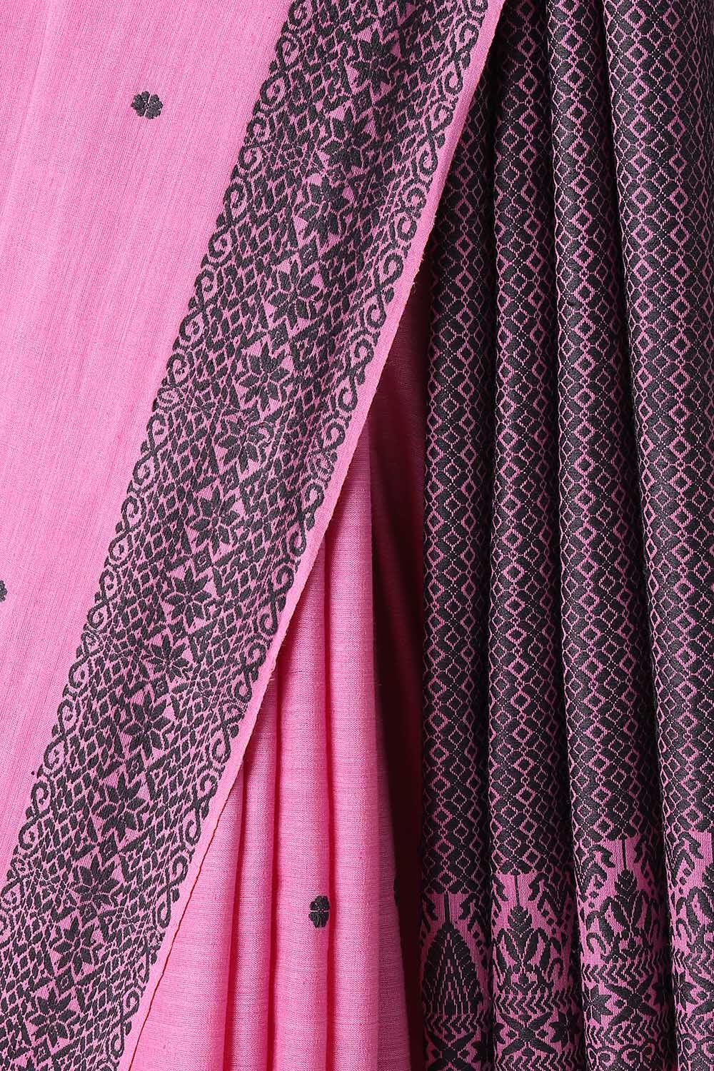 Light Pink Pure Eri Assam Saree image number null