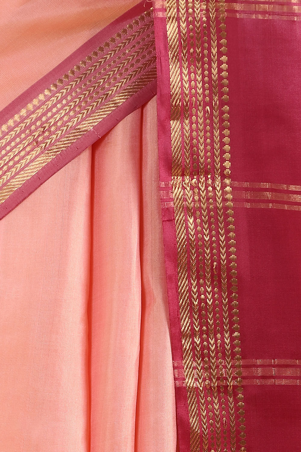 Light Pink Pure Soft Silk Saree image number null