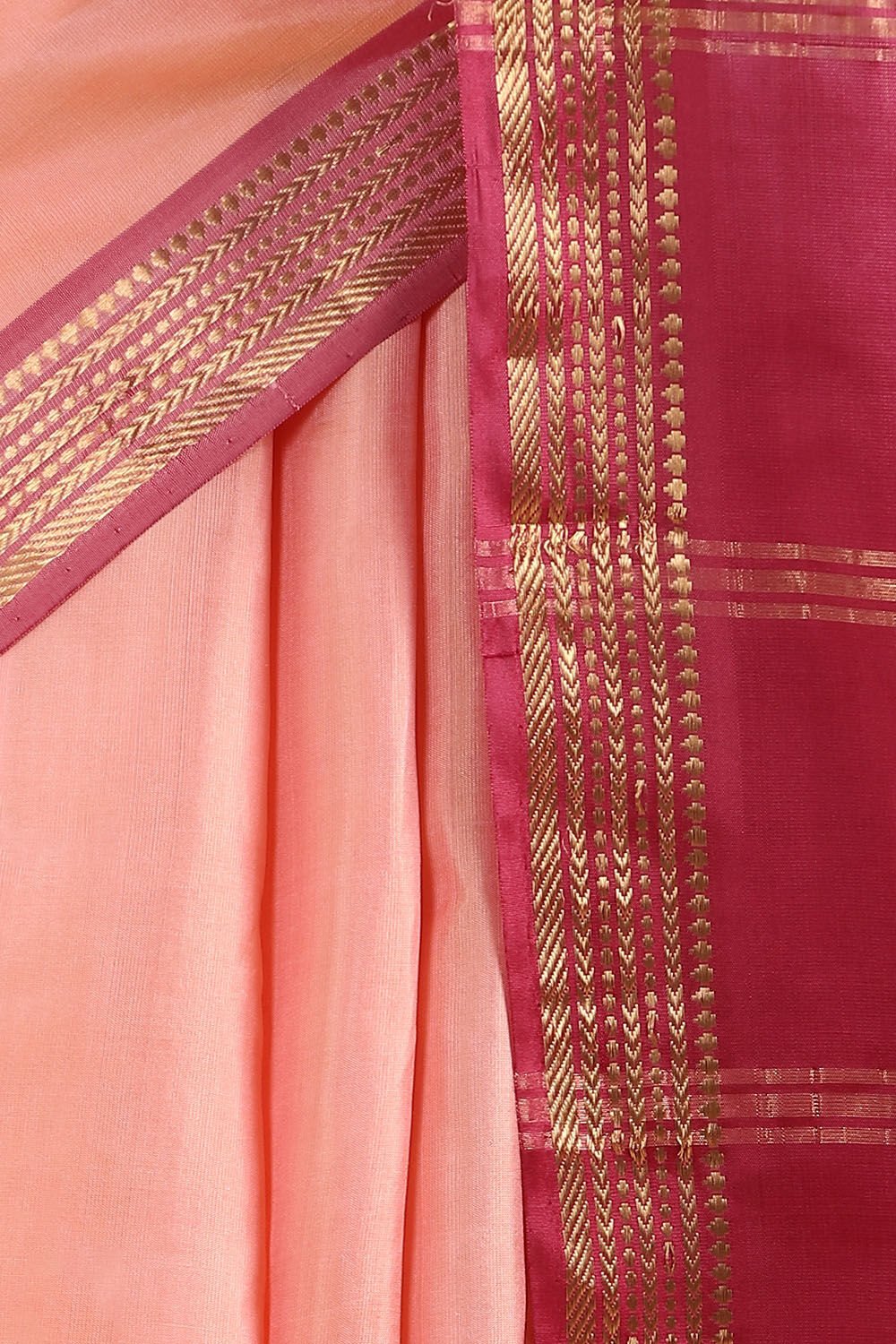 Light Pink Pure Soft Silk Saree image number null
