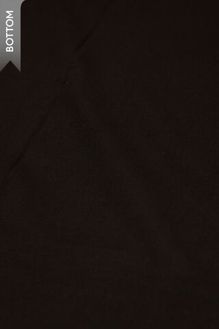 Black Pure Cotton Applique Unstitched Suit Set thumbnail image number null