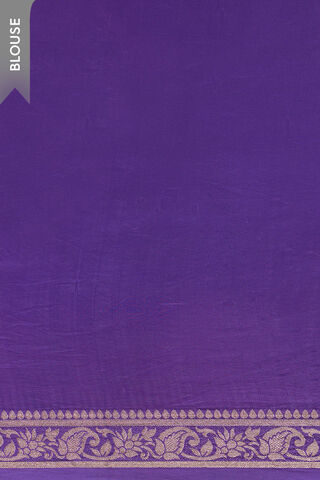 Purple Woven Pure Viscose Saree thumbnail image number null