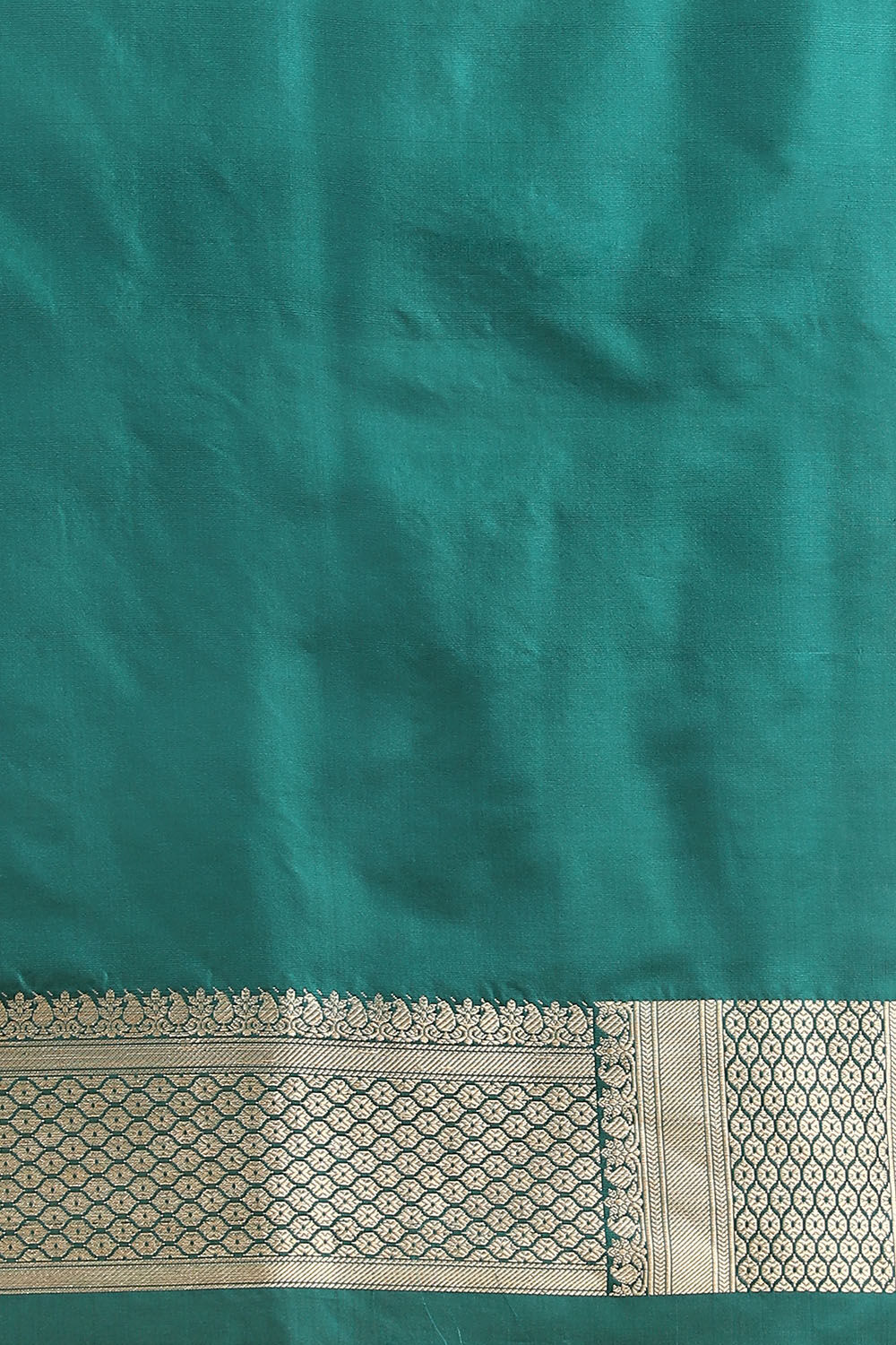 Dark Green Pure Silk Banarasi Saree image number null
