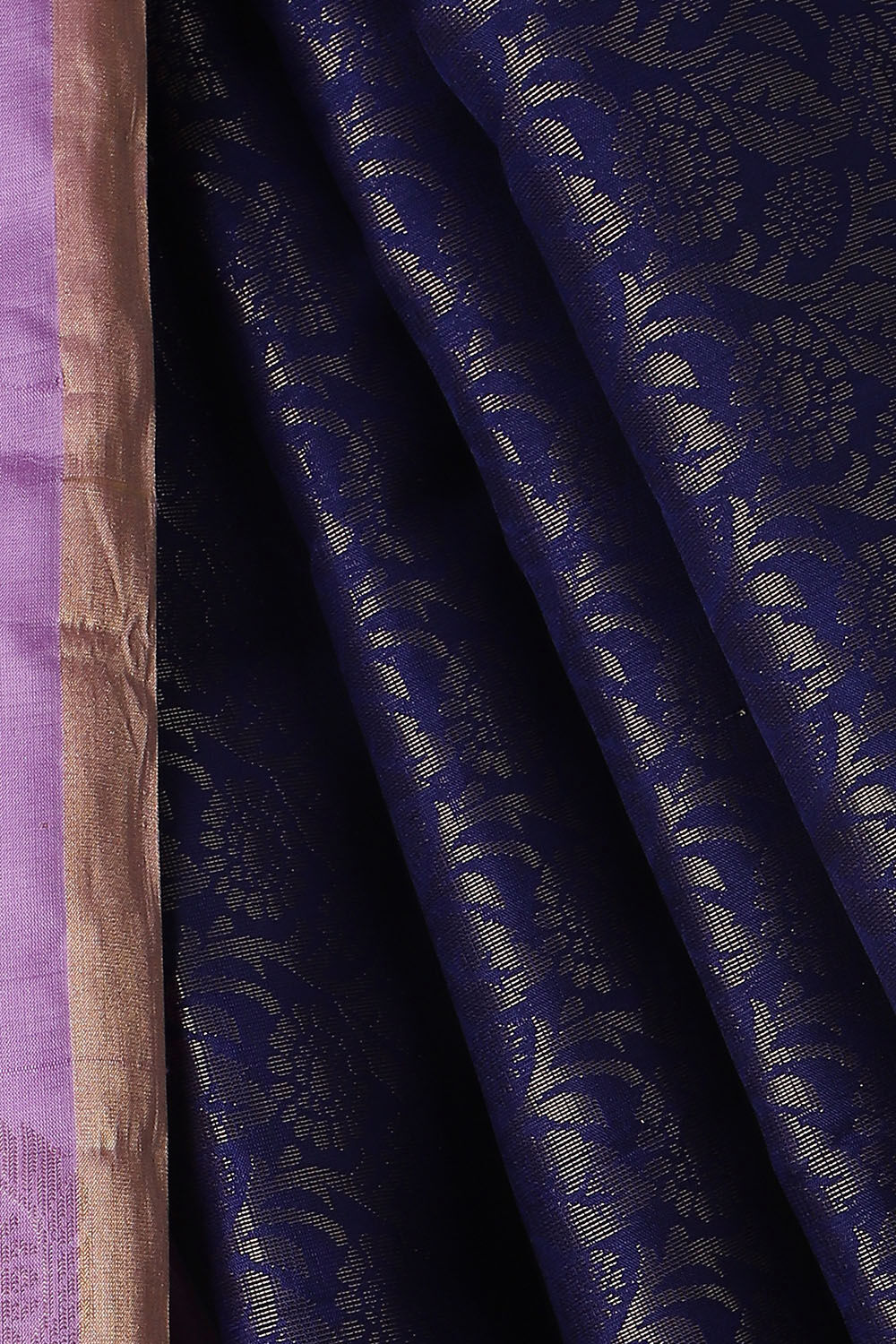 Light Violet Pure Silk South Saree image number null