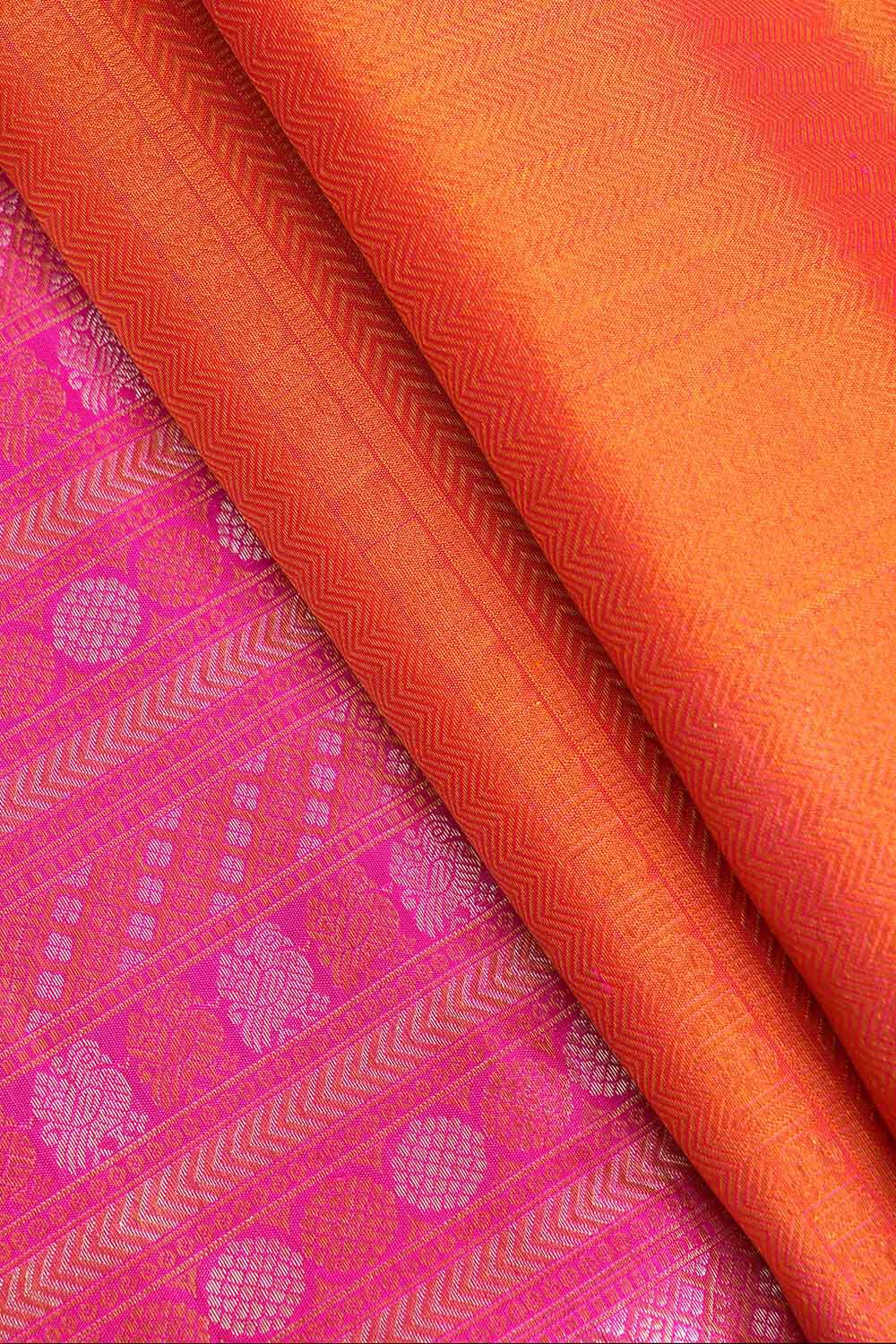 Pink Pure Silk Woven Kanjivaram Saree image number null