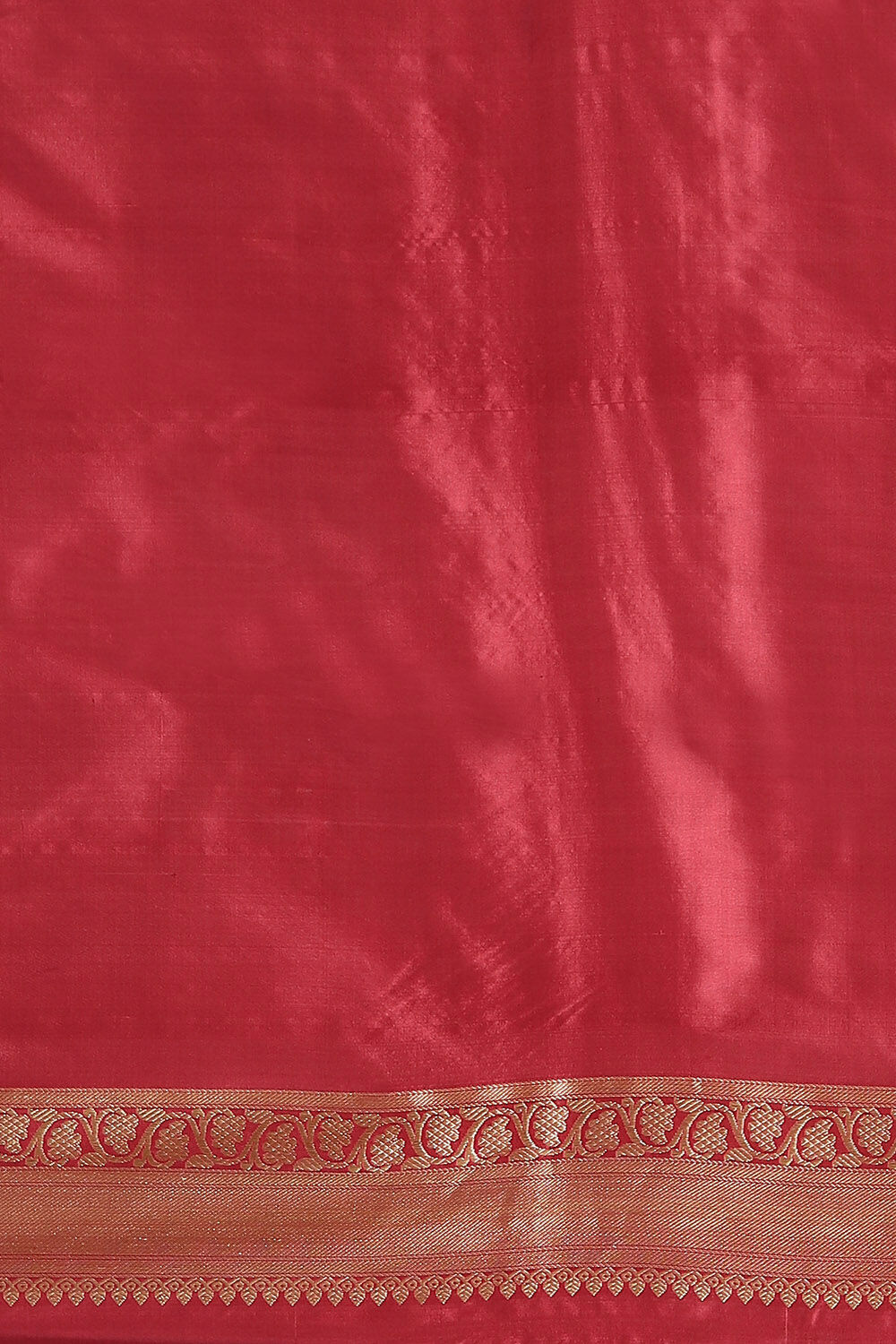 Dark Red Pure Silk Banarasi Brocade Saree image number null