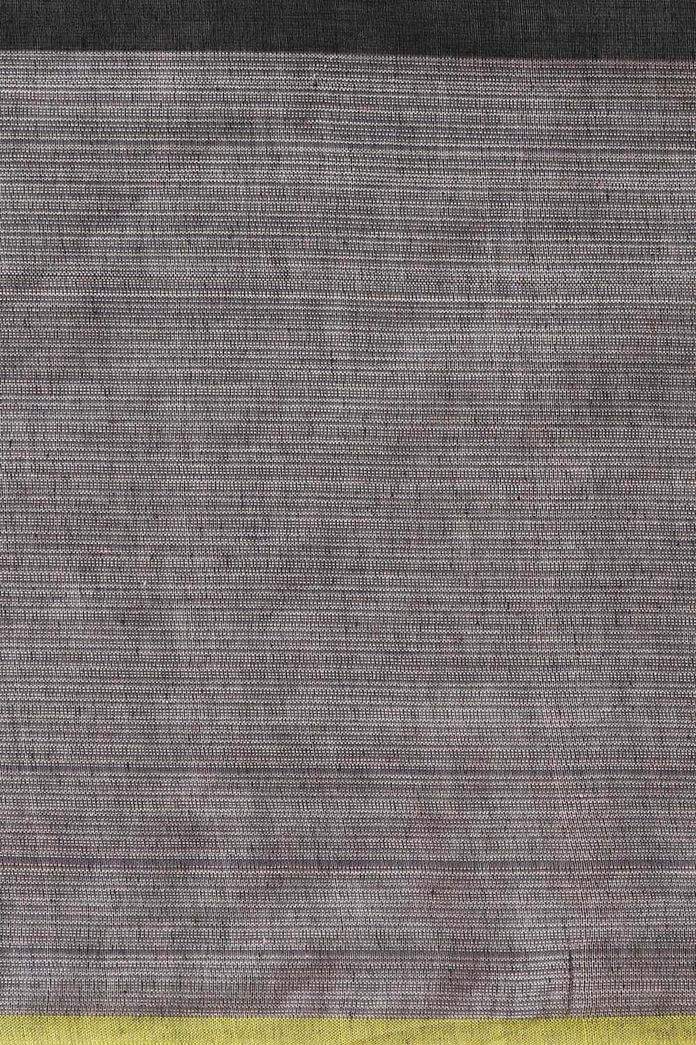 Black Pure Cotton Bengal Saree image number null