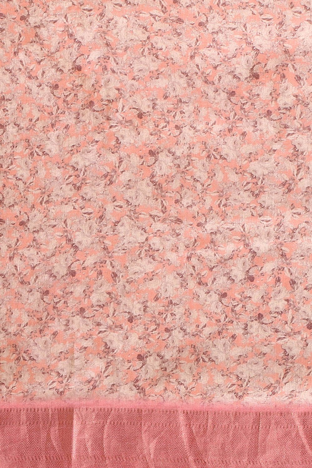 Pink Pure Tussar Digital Printed Saree image number null