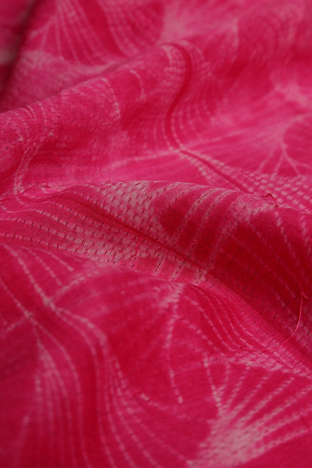 Rose Pink Shibori Pure Silk Cotton Suit Set image number null