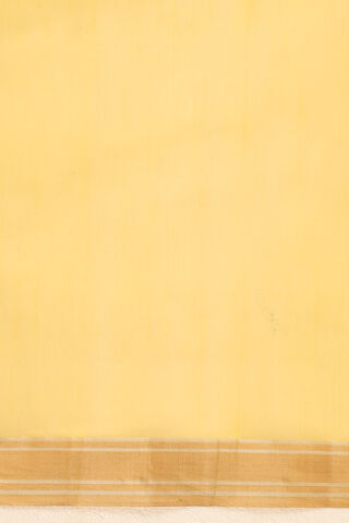 Yellow Pure Silk Tissue Woven Chanderi Saree thumbnail image number null