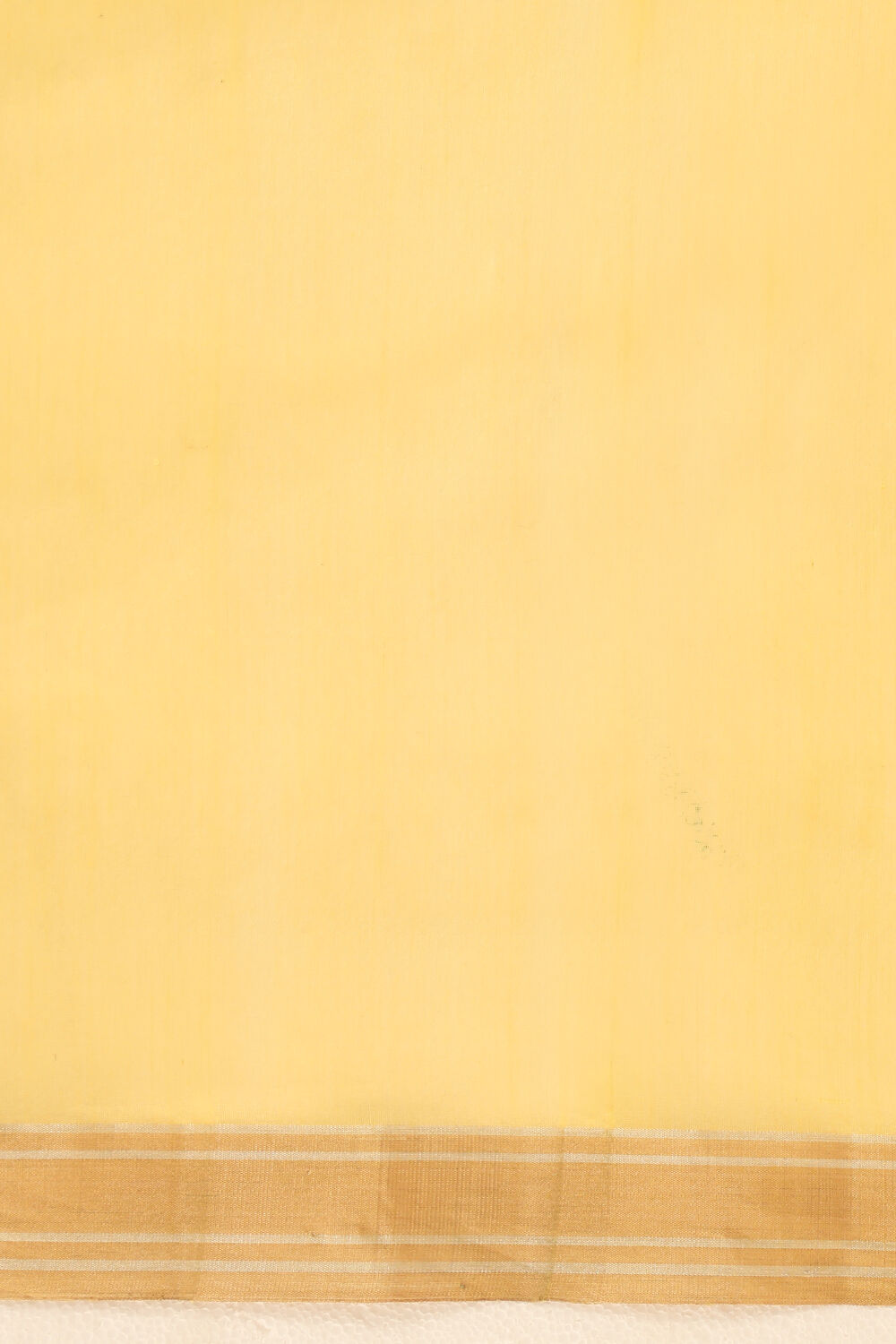 Yellow Pure Silk Tissue Woven Chanderi Saree image number null