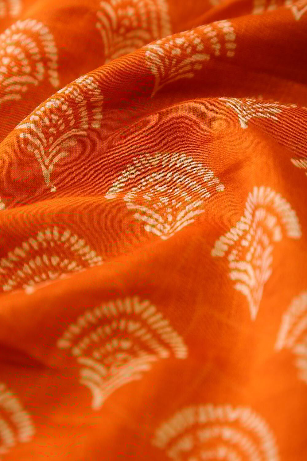 Woody Brown Pure Silk Cotton Suit Set image number null
