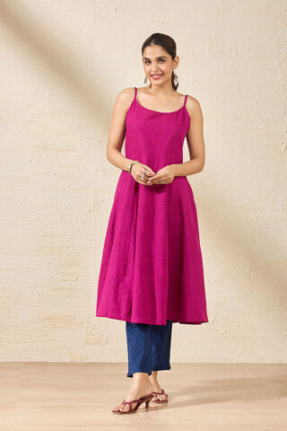 Blue Pure Cotton Woven Kurta Set thumbnail image number null
