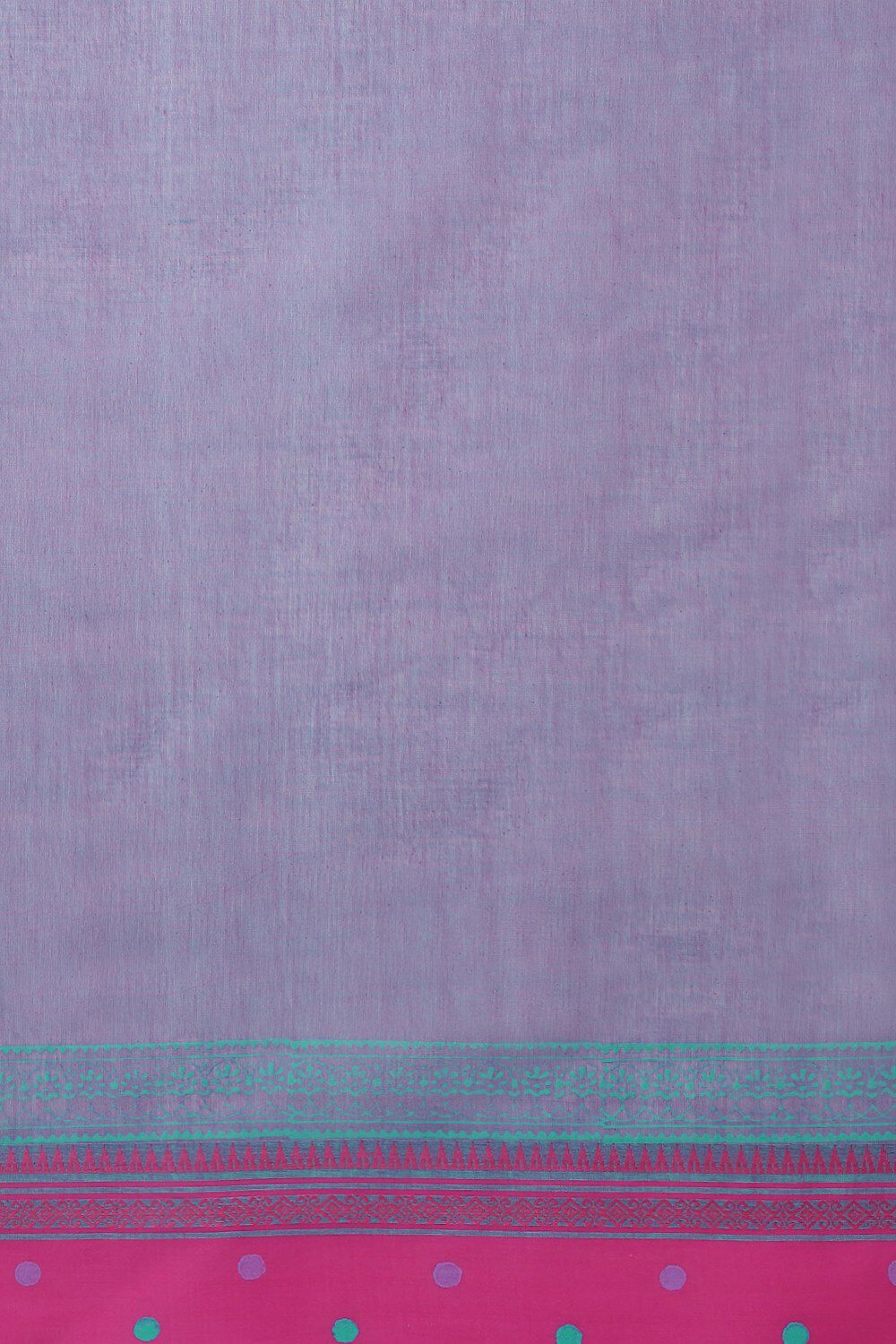 Blue Rajasthan Block Printed Pure Cotton Saree image number null