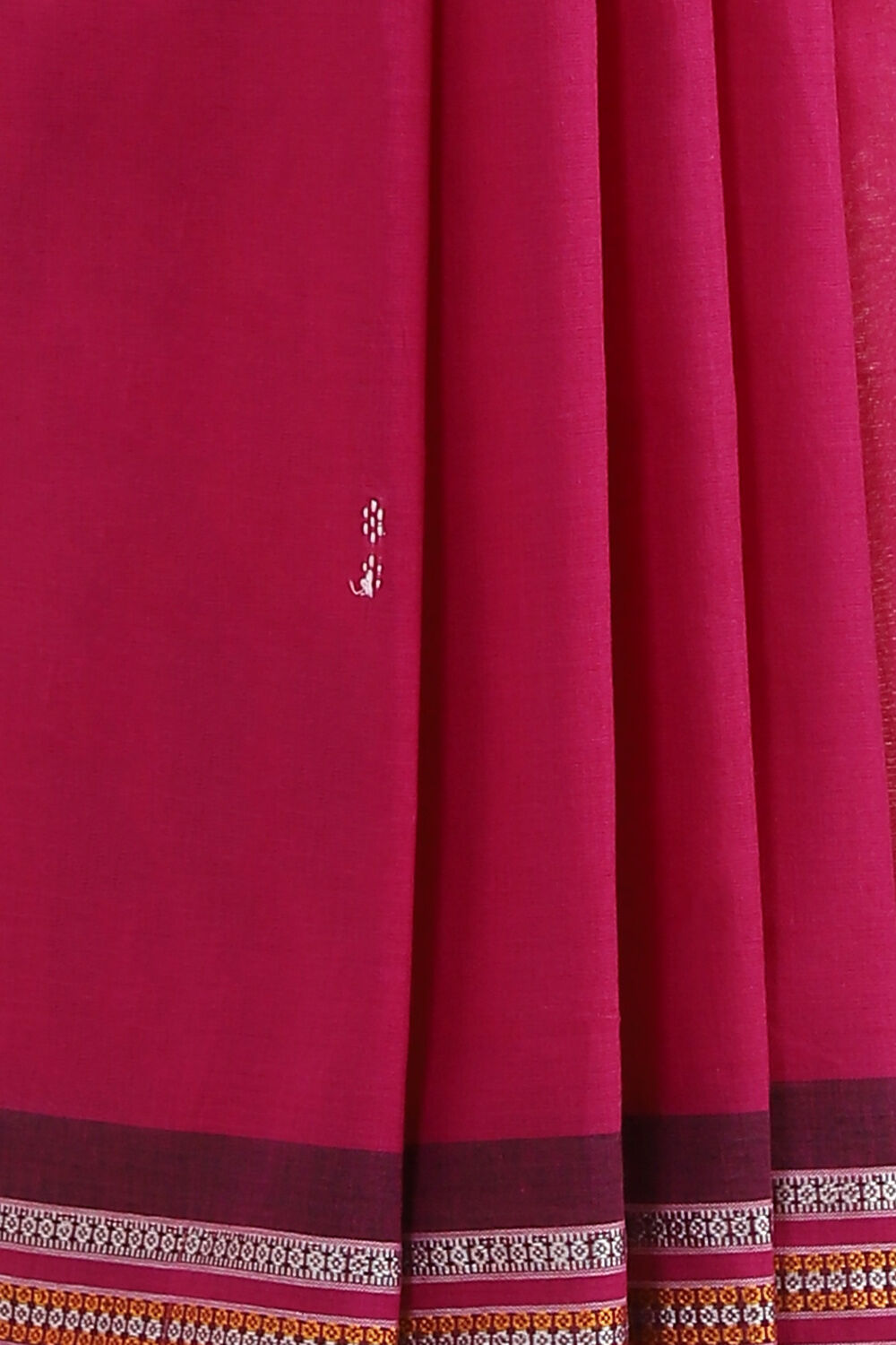 Dark Pure Pink Cotton Odissa Ikat image number null
