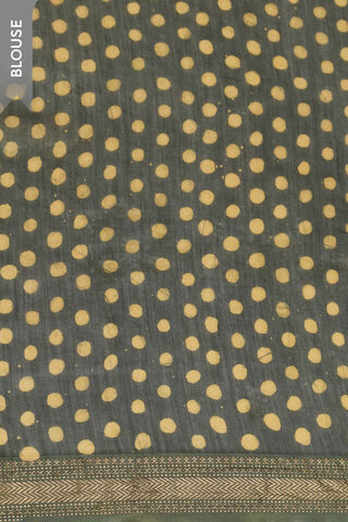 Dark Green Batik Pure Silk Cotton Ujjain Saree thumbnail image number null
