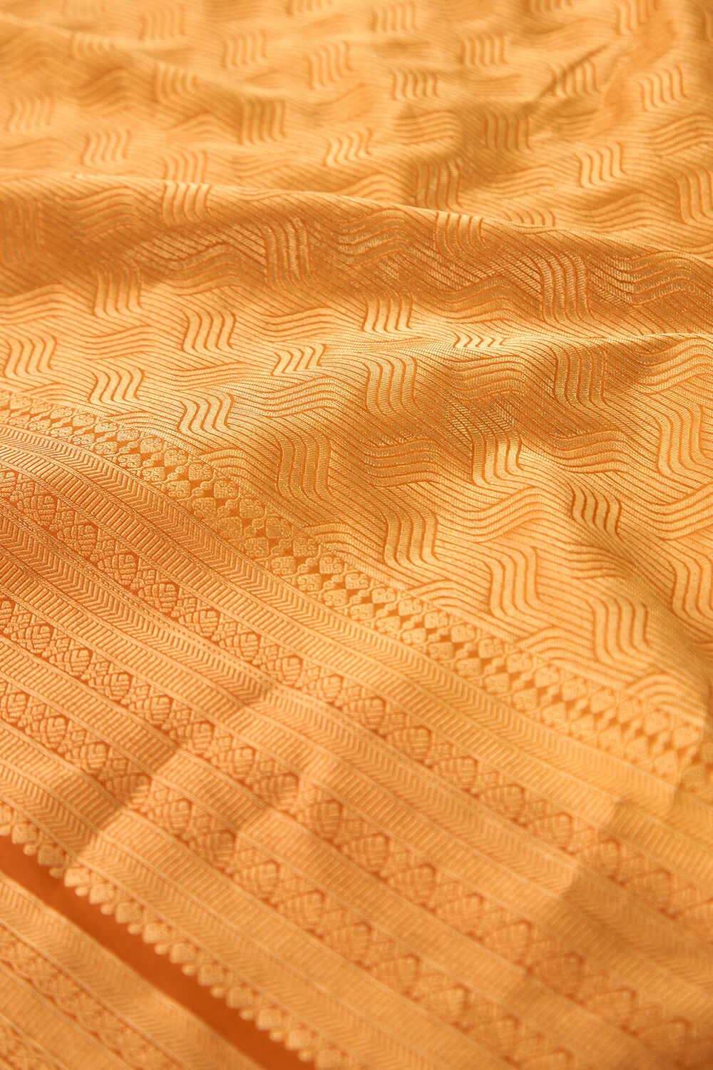 Light Orange Woven Silk Viscose Saree image number null