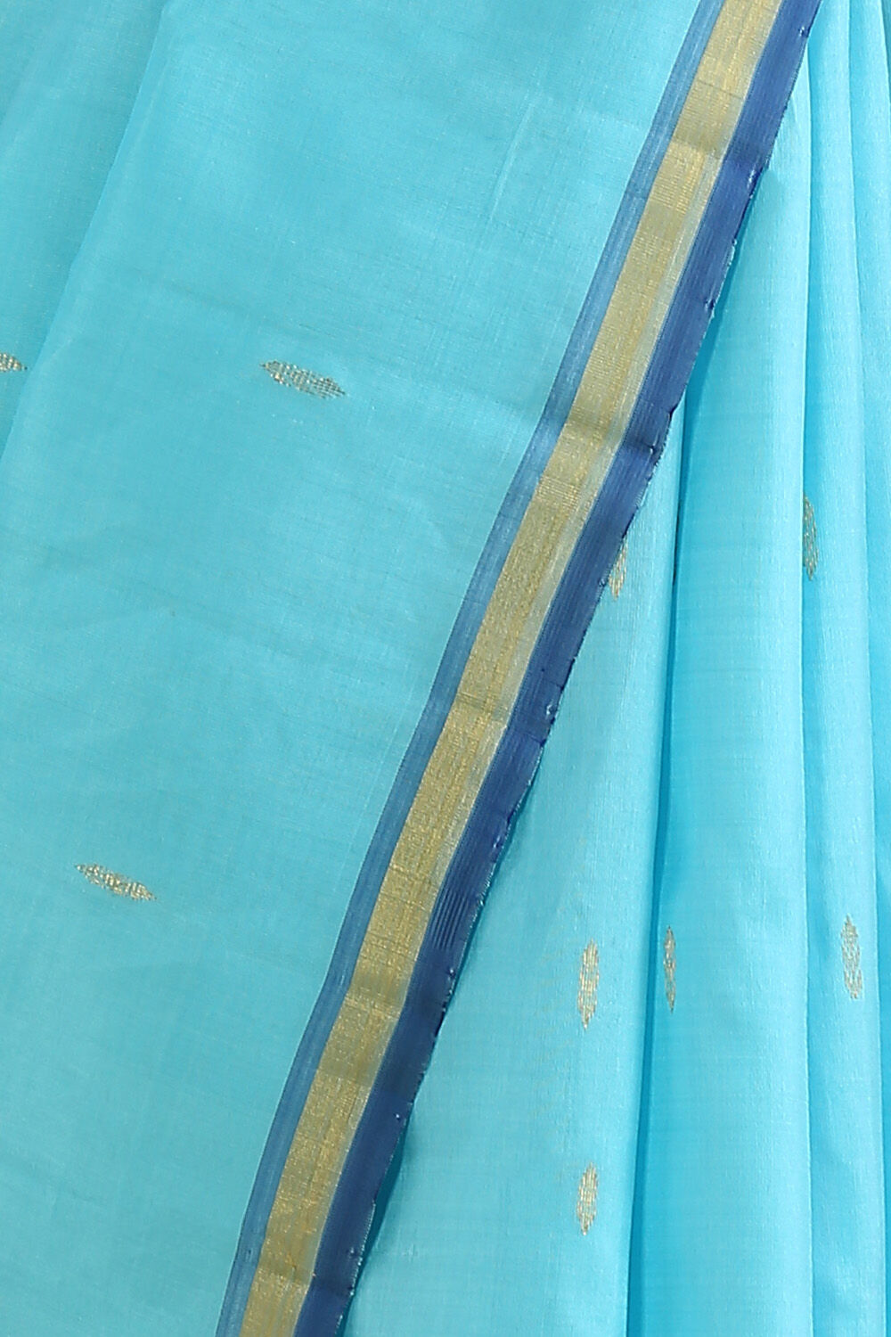Blue Pure Silk Kanjivaram Saree image number null