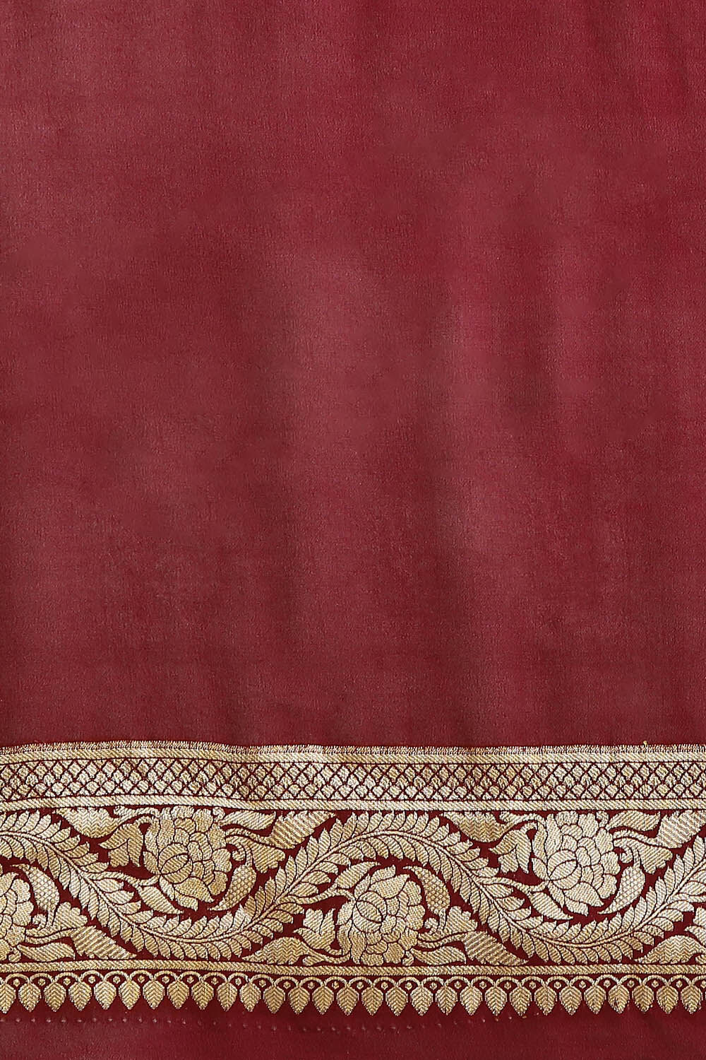 Dark Pure Pink Georgette Banarasi Saree image number null