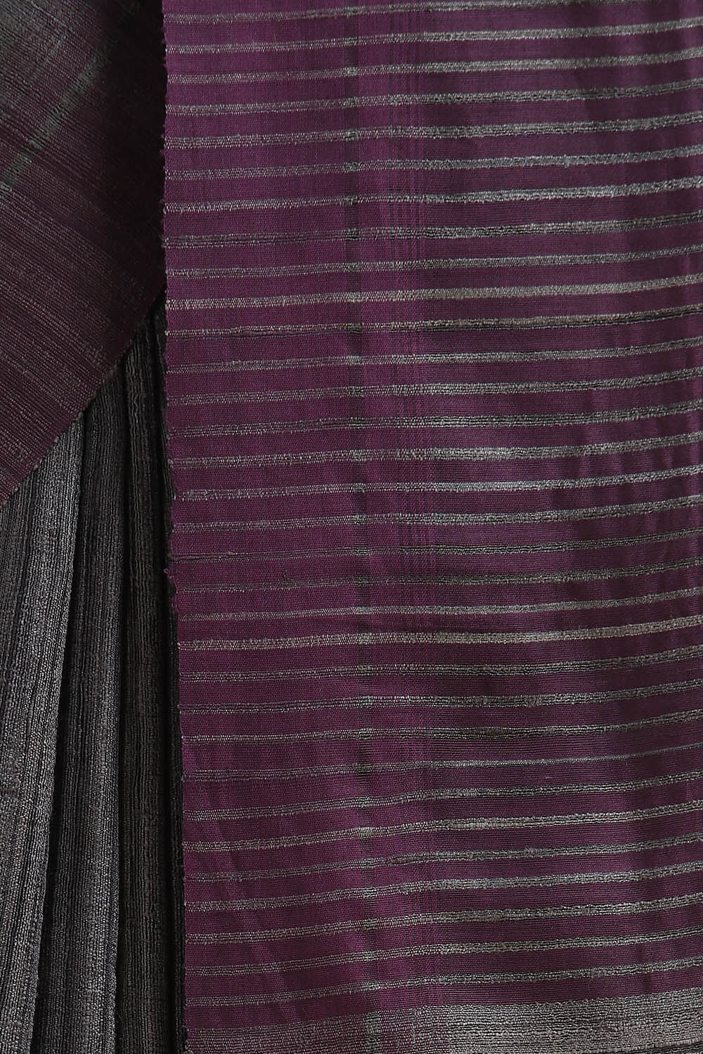 Grey Tussar Bhagalpuri Saree image number null