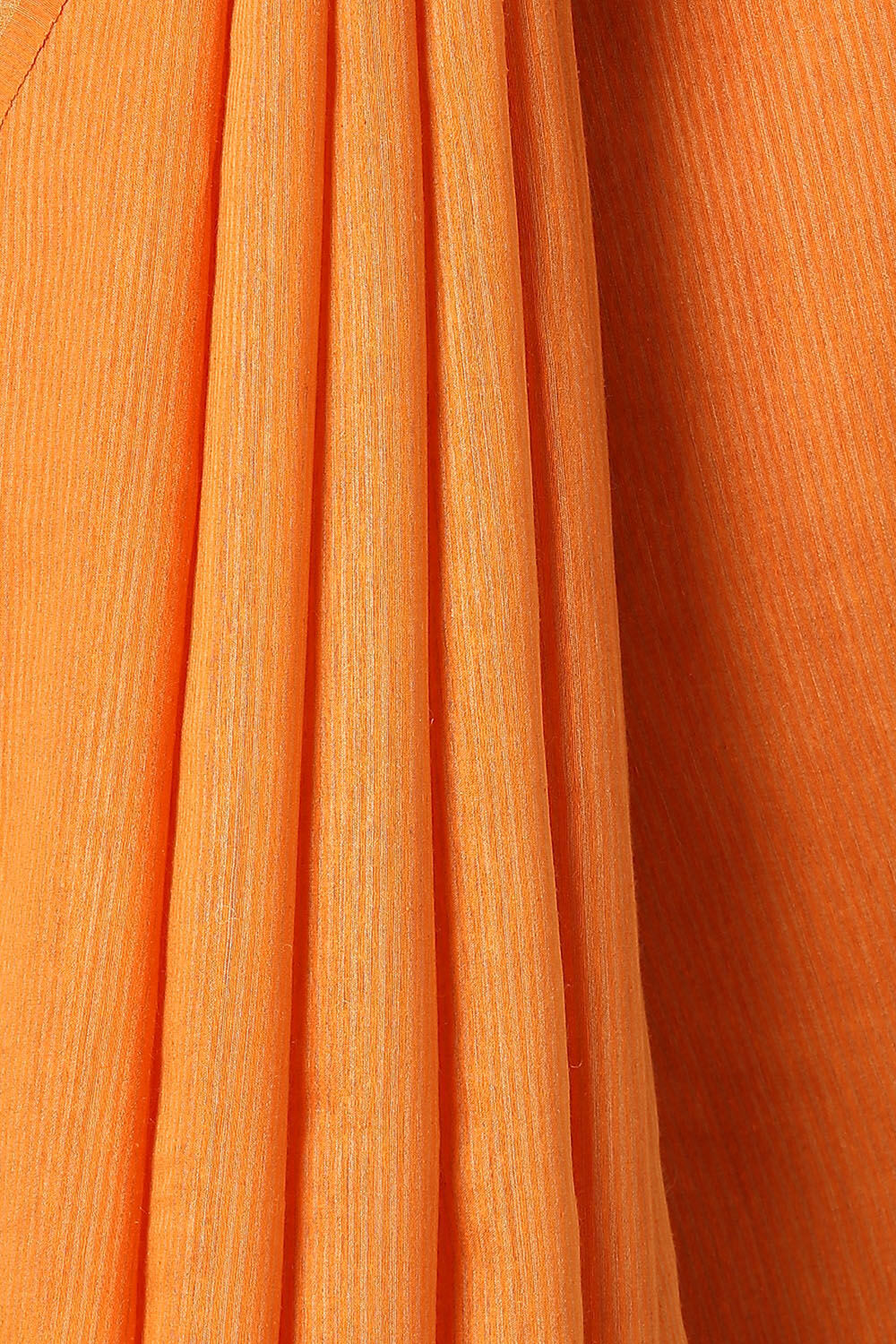 Orange Pure Silk Tussar Bhagalpuri Saree image number null