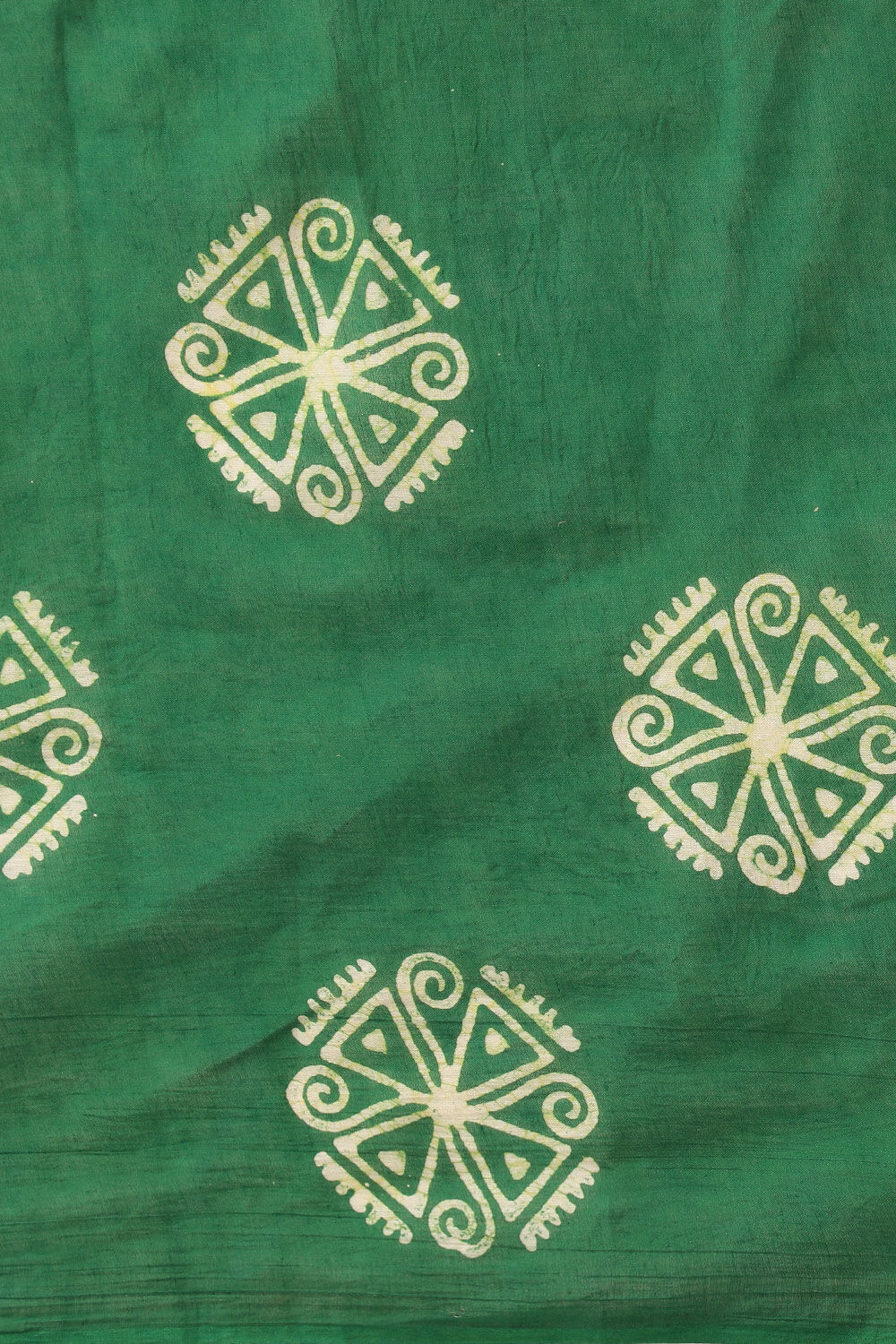Lime Ujjain Pure Cotton Printed Saree image number null