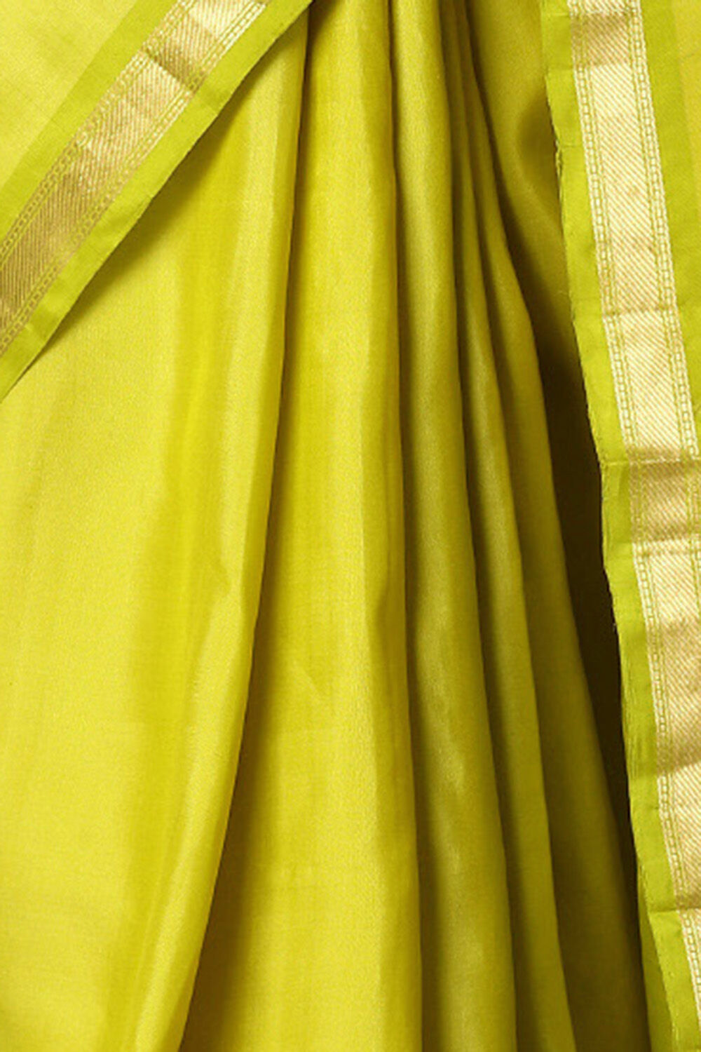 Green Pure Silk Kanjivaram inspired Saree image number null