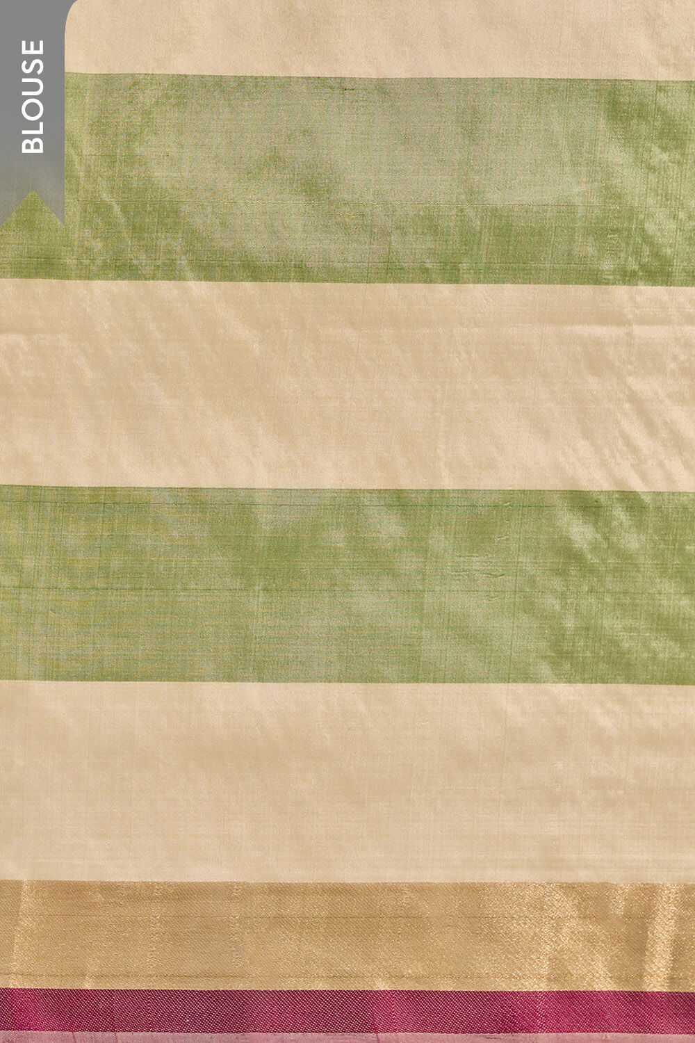 Green Woven Pure Silk Bengal Saree image number null