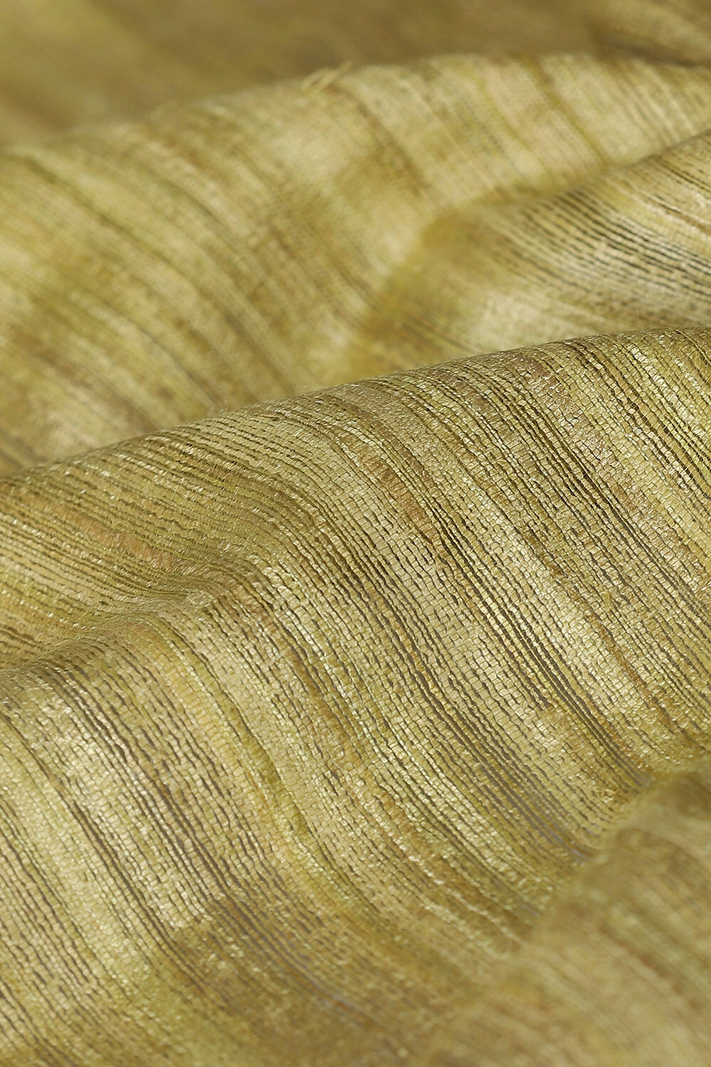 Light Green Pure Tussar Silk Tie and Dye Saree image number null