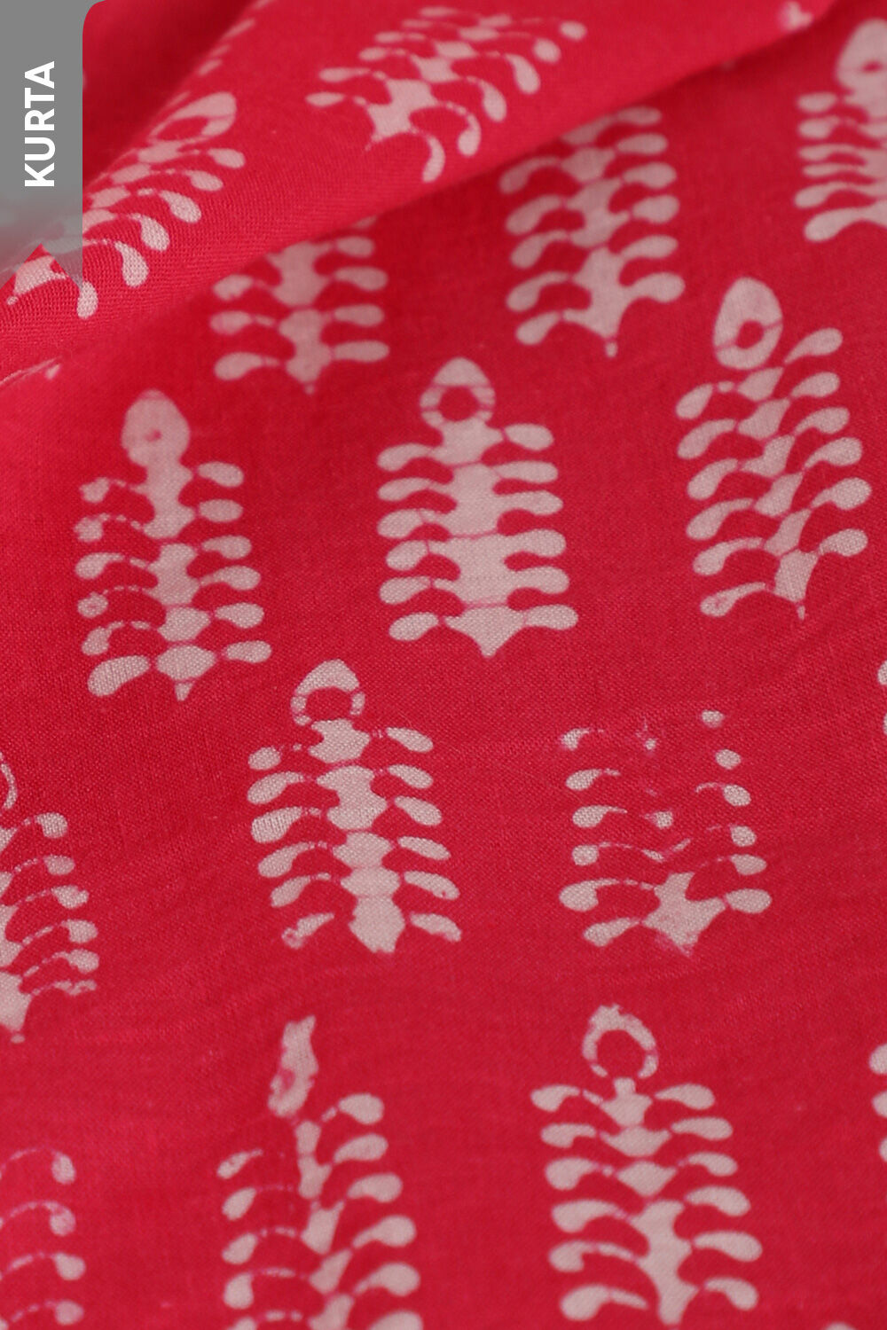 Dark Pink Pure Cotton Batik Unstitched Suit Set image number null