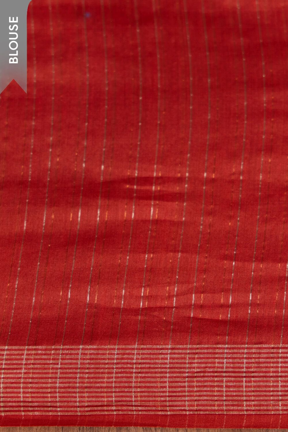 Red Bengal Pure Silk Cotton Jamdani Saree image number null