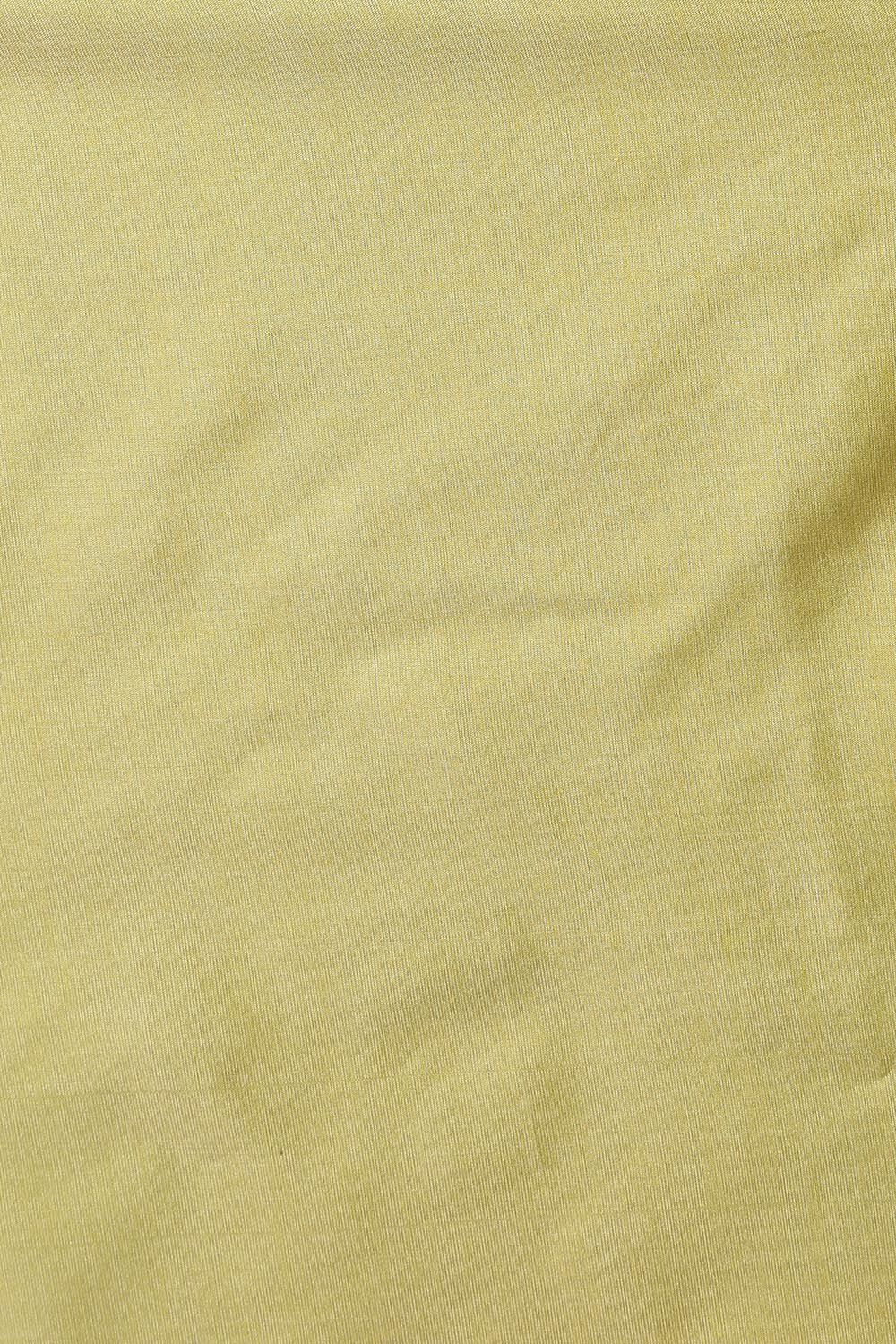 Dark Green Pure Silk Tencel South Saree image number null