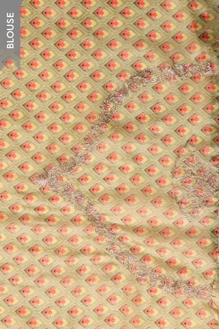 Light Green Embroidered Pure Viscose Saree thumbnail image number null
