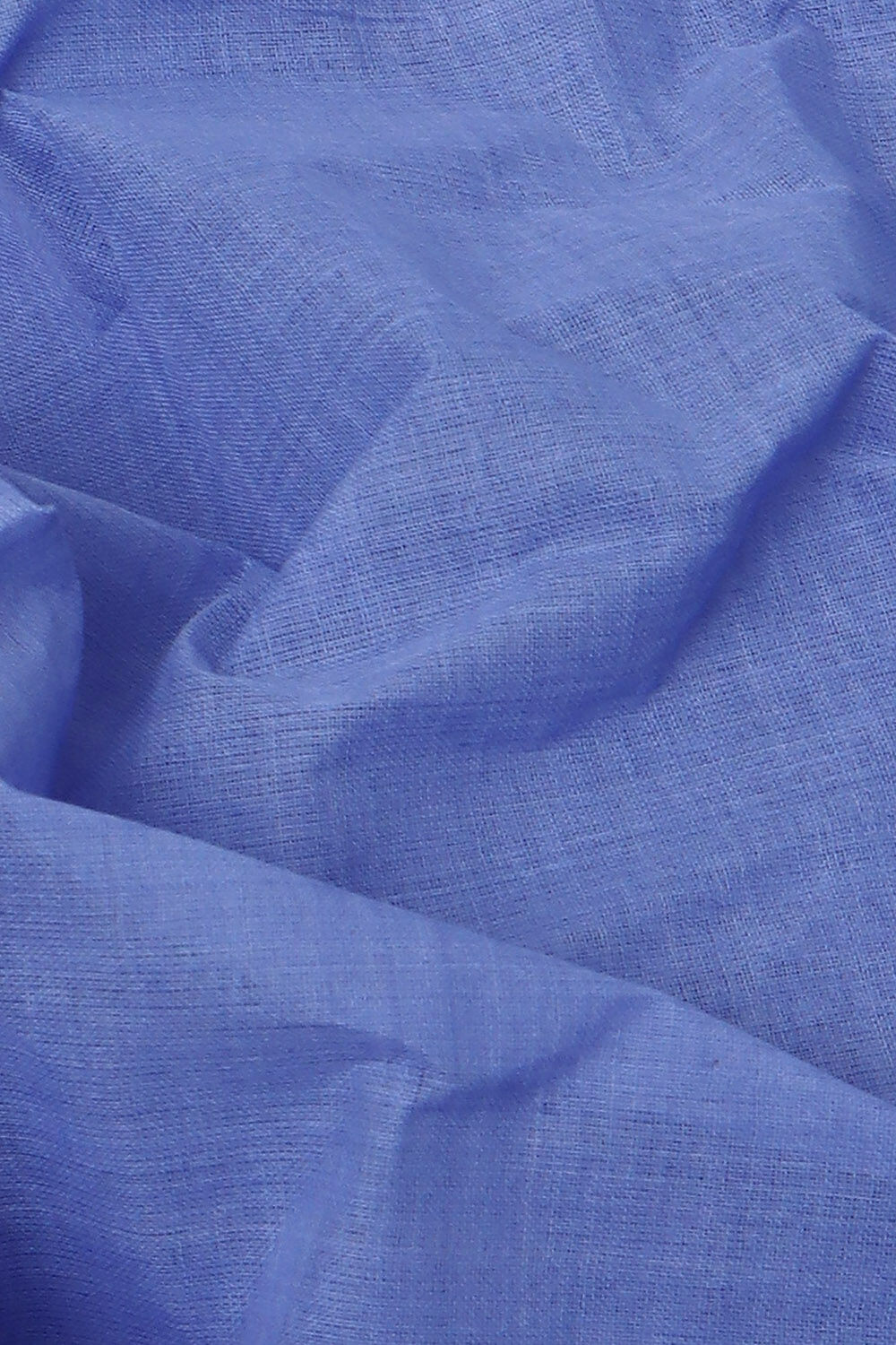 Light Pure Blue Cotton Bengal Saree image number null