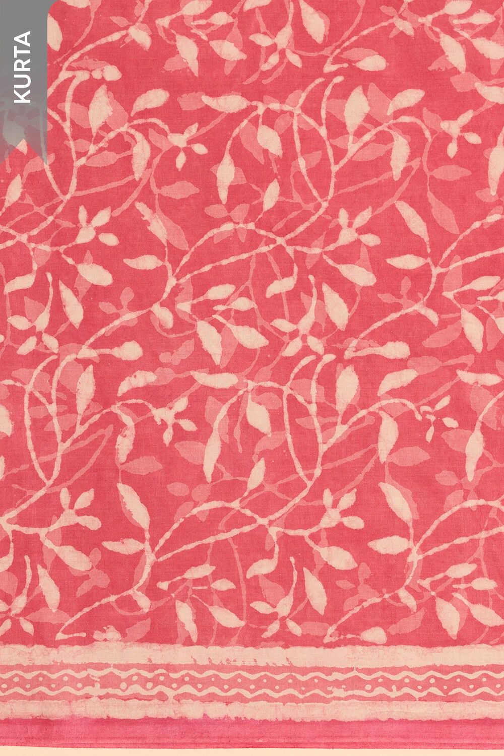 Pink Pure Cotton Dabu Block Printed Unstitched Suit Set image number null