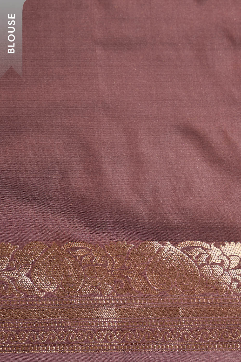 Brown Silk Viscose Kadwa Saree image number null