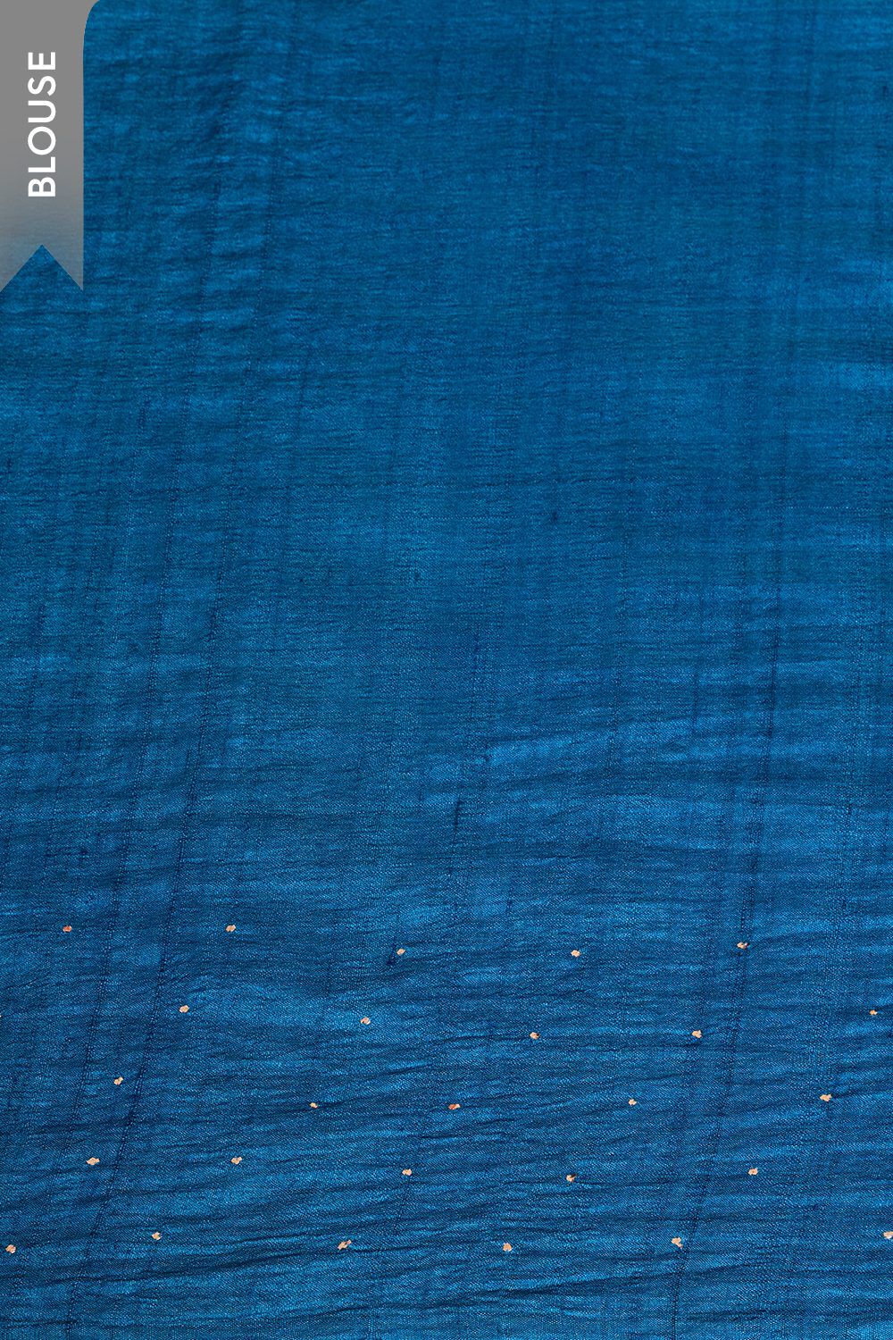 Blue Bengal Pure Tussar Silk Mukaish Saree image number null