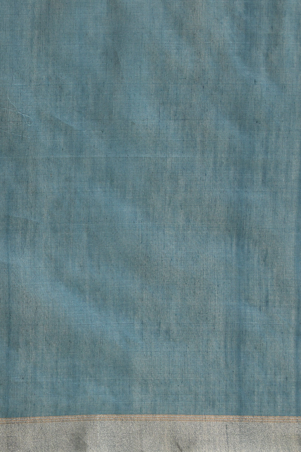 Blue Woven Pure Silk Cotton Bengal Saree image number null