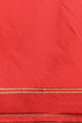 Off White Pure Silk Woven Bengali Saree thumbnail image number null