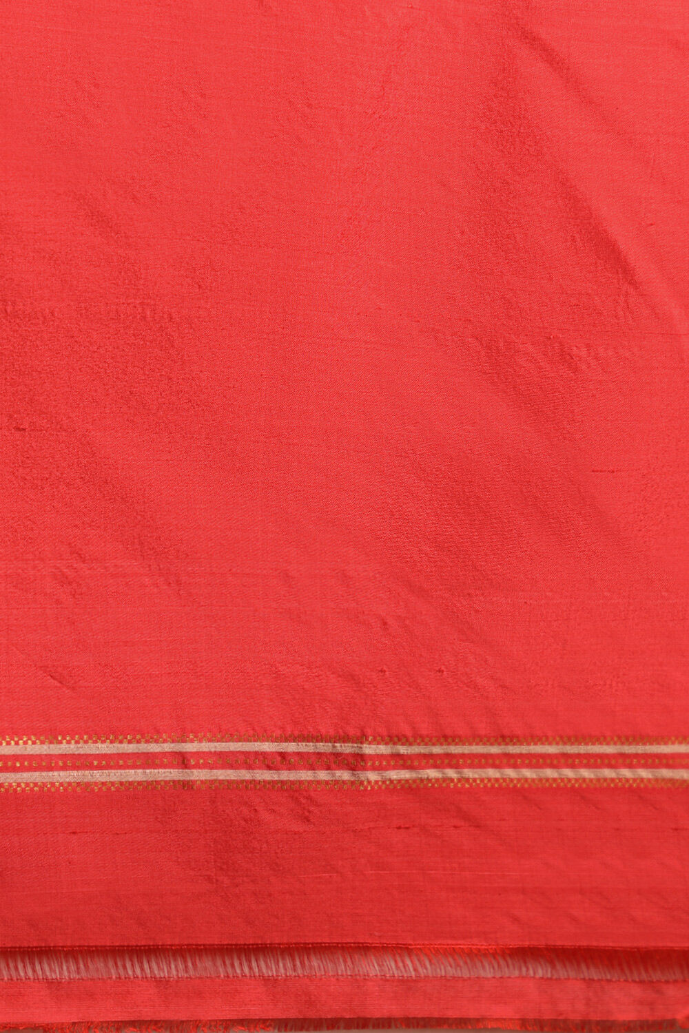 Off White Pure Silk Woven Bengali Saree image number null