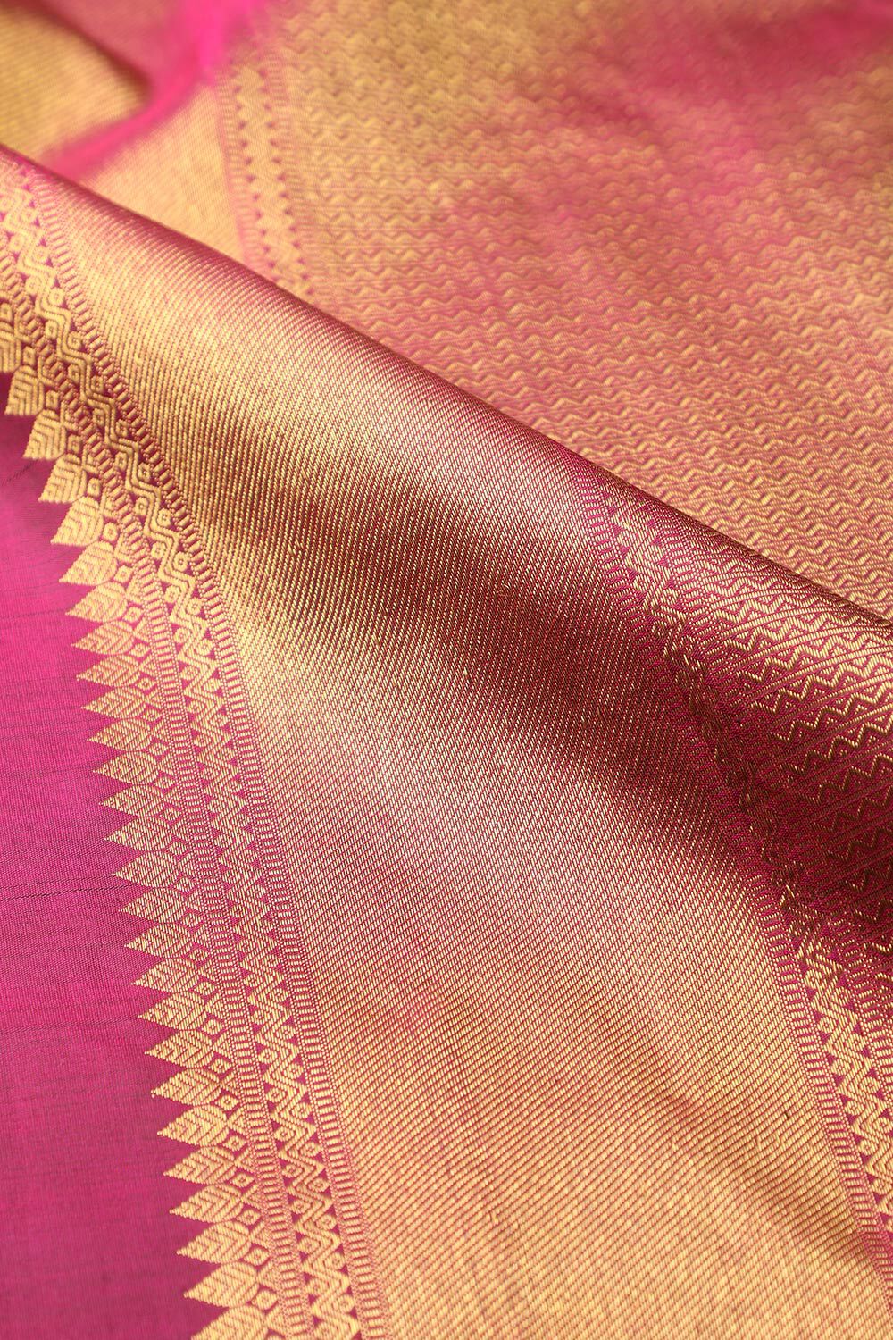 Black Woven Pure Silk Kanjivaram Saree image number null