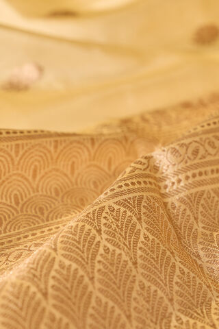 Beige Silk Viscose Kadwa Banarasi Saree thumbnail image number null