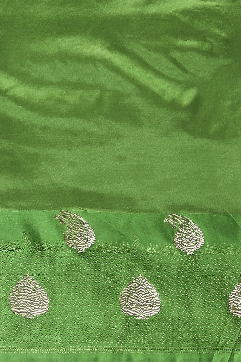 Yellow Pure Silk Banarasi Saree image number null