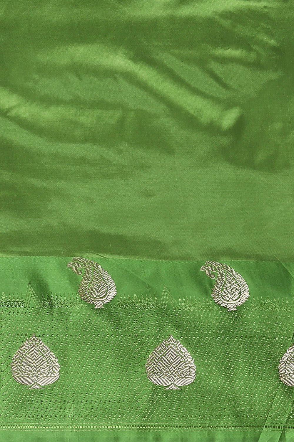 Yellow Pure Silk Banarasi Saree image number null