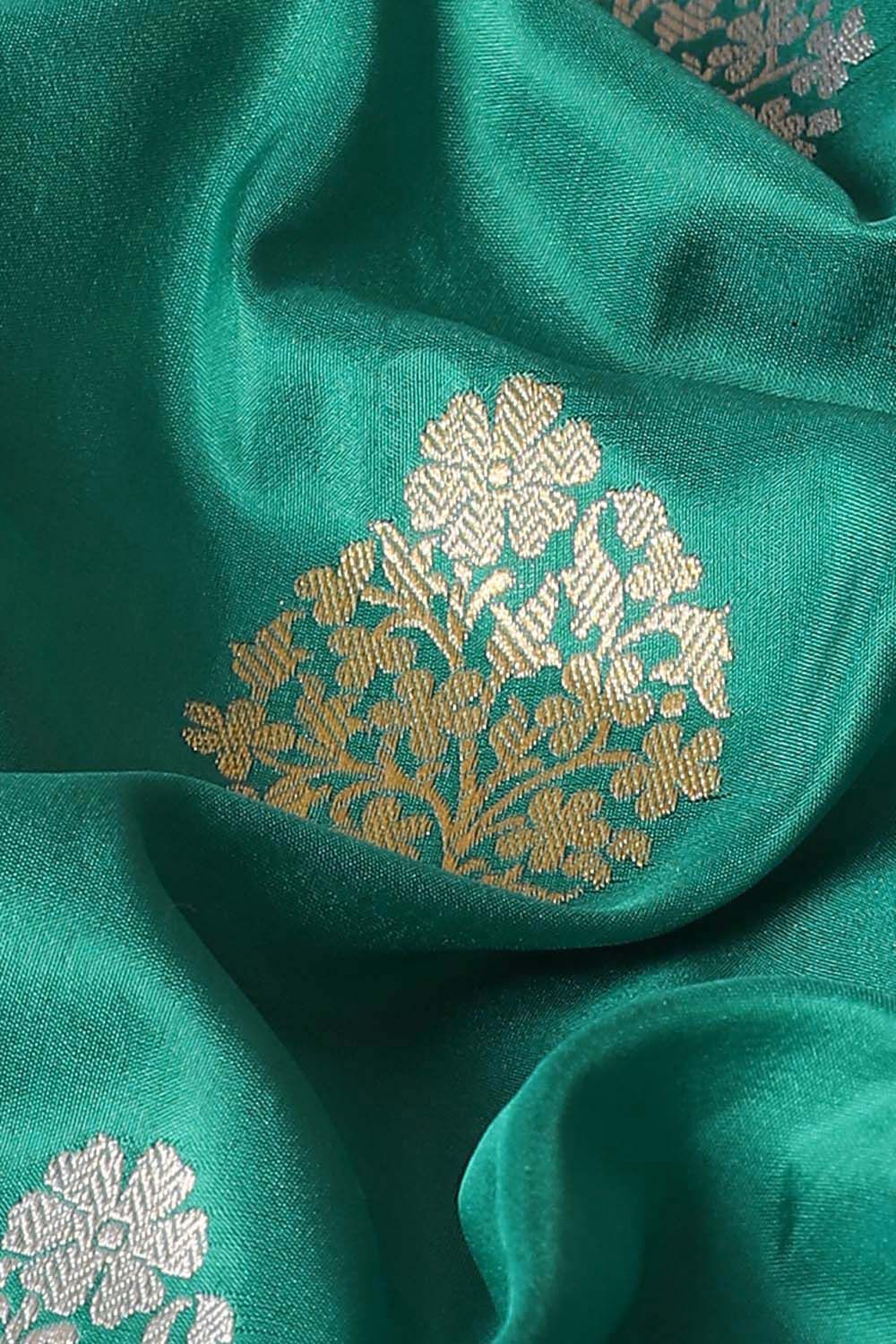 Blue Pure Silk Banarasi Saree image number null