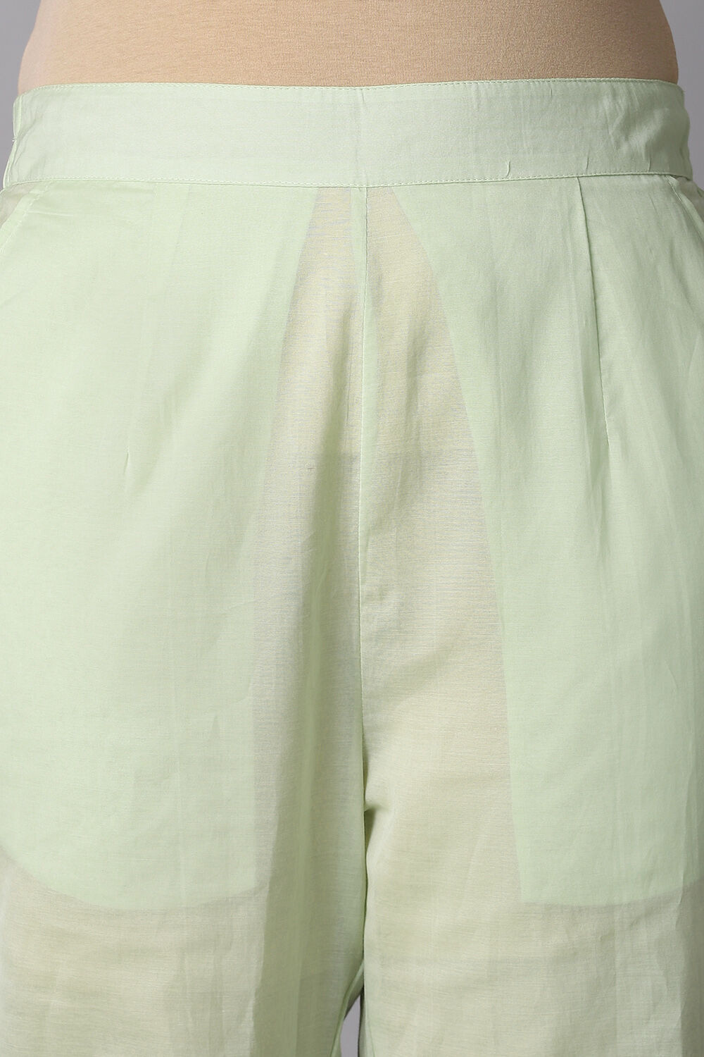 Light Green Viscose Embroidery Kurta Set image number null