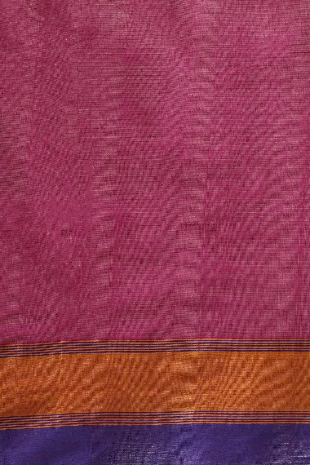 Dark Pink Pure Cotton South Saree image number null