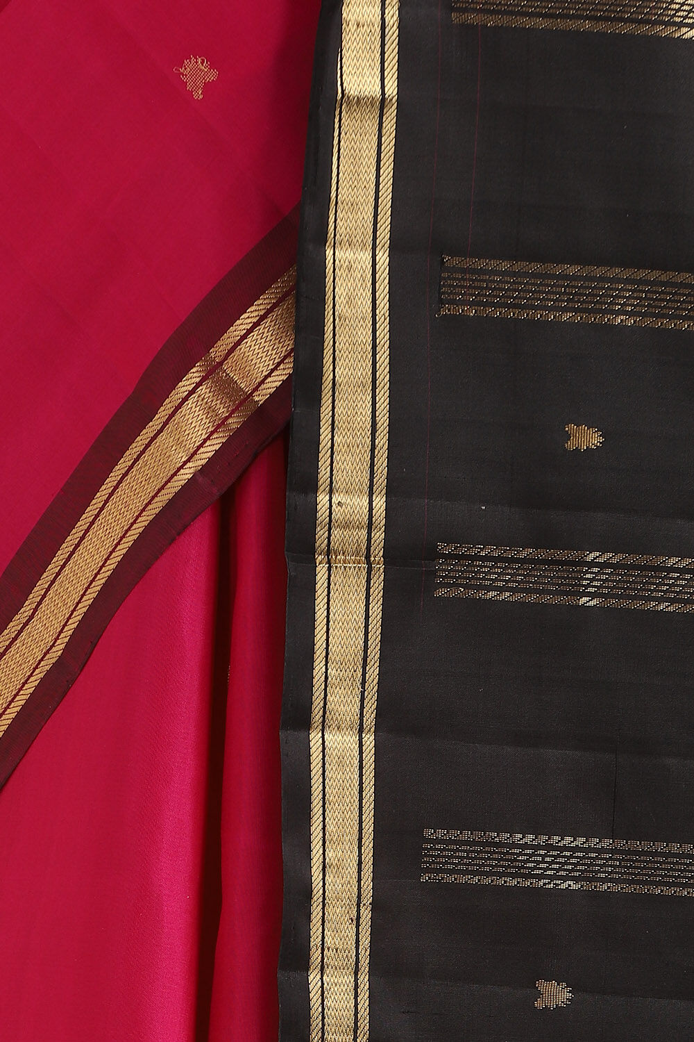 Pink Pure Silk Kanjeevaram Saree image number null