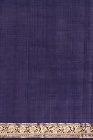 Dark Blue Silk Viscose Woven Saree thumbnail image number null