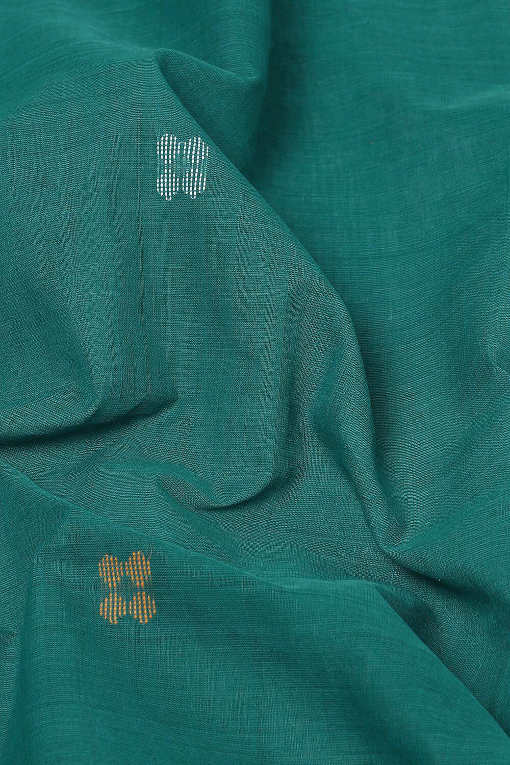 Green Pure Cotton Odissa Ikat Saree image number null